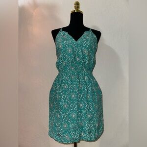 Alice & Trixie Teal Floral Mini Dress